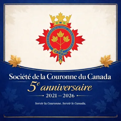 Écusson du 5e anniversaire de la Société