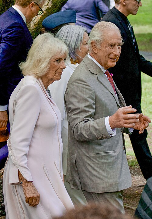 La gouverneure générale Mary Simon avec le roi Charles III et la reine Camilla