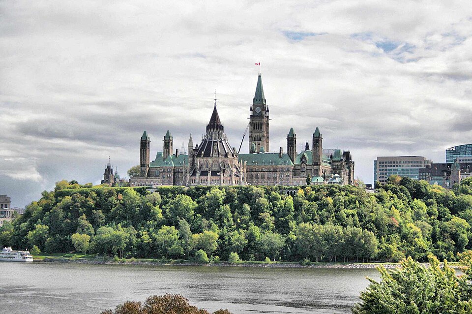 La colline du Parlement à Ottawa